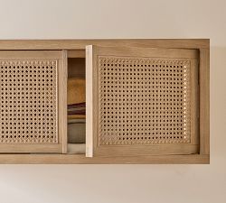 Marina Cane Wall Shelf (36")