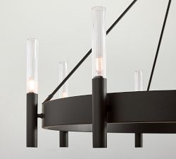 Somerset Metal Round Chandelier (44")