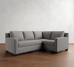 York Square Arm 3-Piece Sectional (92")