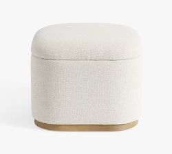 Lawton Upholstered Storage Stool (23")
