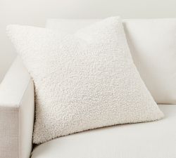 Cozy Teddy Faux Fur Pillow Cover