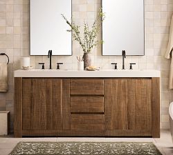Rockport Double Sink Vanity (60"-72")