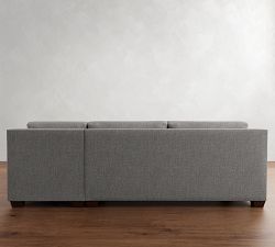 York Square Arm Deep Seat Chaise Sectional (84"&ndash;115")