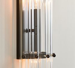 Mallory Crystal Double Sconce (27")