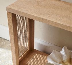 Marina Cane Console Table (60")