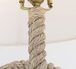 Huck Rope Table Lamp (23")
