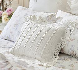 LoveShackFancy Lace Crochet Pillow Cover