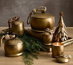 St. Jude Vintage Bell Candle - Winter Spruce