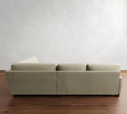 Turner Square Arm 3-Piece L-Shaped Wedge Sectional (115")