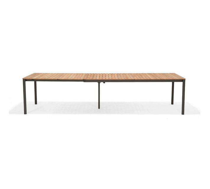 Zia Teak Outdoor Extendable Dining Table (89