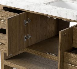 Aspen Marble Top Single Sink Vanity (55")