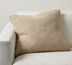Stonewashed Handknit Pillow Cover