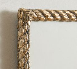 Antique Brass Rope Gallery Frame