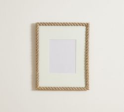 Antique Brass Rope Gallery Frame