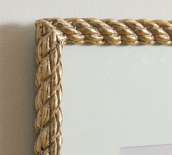 Antique Brass Rope Gallery Frame