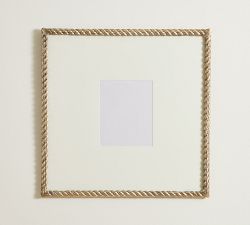 Antique Brass Rope Gallery Frame