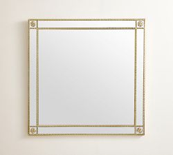 Nina Beaded Corner Mirror