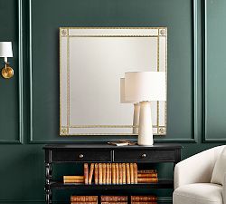 Nina Beaded Corner Mirror