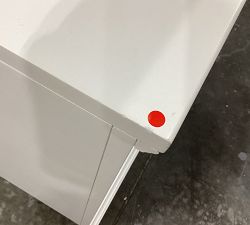 Open Box: Aubrey Storage Cabinet Console (72") - Dutch White
