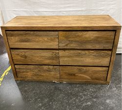 Open Box: Cayman 6-Drawer Dresser (52") - Heirloom Wheat