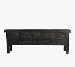 Open Box: Chico Reclaimed Wood Console Table (93") - Distressed Black