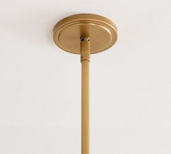 Redford Caramel Leather Chandelier (48")