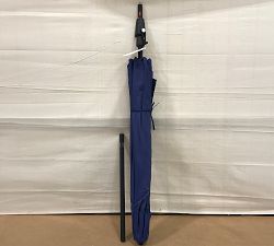 Open Box: 9' Round Outdoor Patio Umbrella with Rustproof Aluminum Tilt Frame - Sunbrella® Cobalt, Black