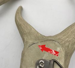 Open Box: Faux Antler Dimensional Wall Art