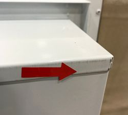 Open Box: Vintage Inset Medicine Cabinet (21"W x 34"H) - Polished Nickel