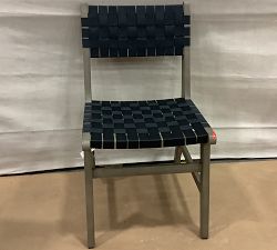 Open Box: Abbott Acacia Woven Outdoor Dining Chair - Gray Wash