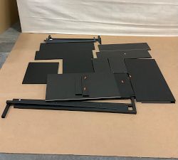 Open Box: Temple Street Closet Rail with Drawer - Matte Black