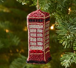 Beaded London Ornaments