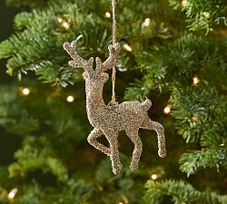 Glitter Reindeer Ornament