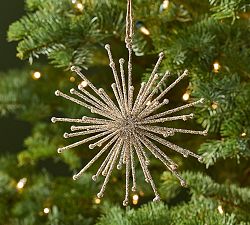 Glitter Starburst Ornament