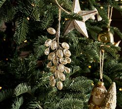 Gold Glitter Jewel Ornament