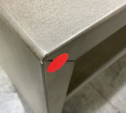 Open Box: Byron Waterfall Console Table (50") - Mason Gray