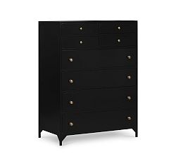Open Box: Harmon Metal 8-Drawer Tall Dresser (35.5") - Black