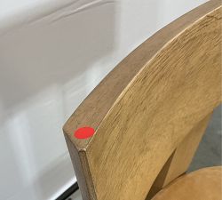 Open Box: Aldon Leather Dining Chair - Keystone Sandstone, Maize