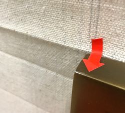 Open Box: Kensington Rectangular Slim Mirror, French Cleat Mount - Tumbled Brass