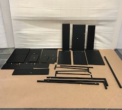 Open Box: Temple Street Closet Rail with Drawer - Black