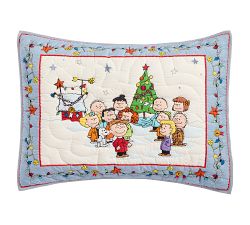 Charlie Brown™ Christmas Carolers Quilted Sham