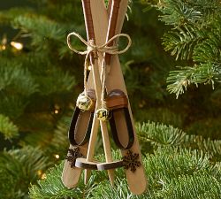Vintage Skis Ornament