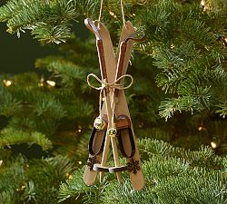 Vintage Skis Ornament