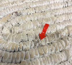 Open Box: Coil Double Hamper - Whitewash