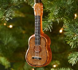Glitter Guitar Ornament
