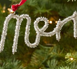 Beaded Merry Ornament