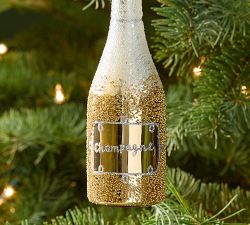 Champagne Bottle Ornament
