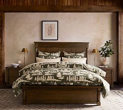 Winter Pines Percale Duvet Cover