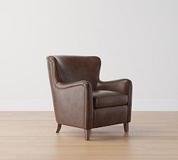 Open Box: Willem Leather Armchair - Legacy Chocolate