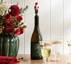 Ceramic Nutcracker Wine Stopper